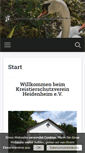 Mobile Screenshot of kreistierschutzverein.de